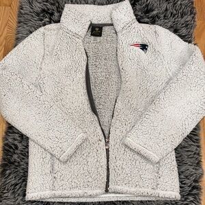 Women's Cozy Light Gray Patriots Jacket